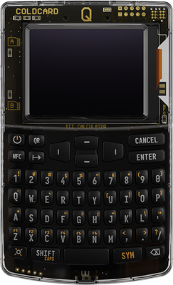 Coinkite Coldcard Q hardware wallet with QR camera and QWERTY keyboard