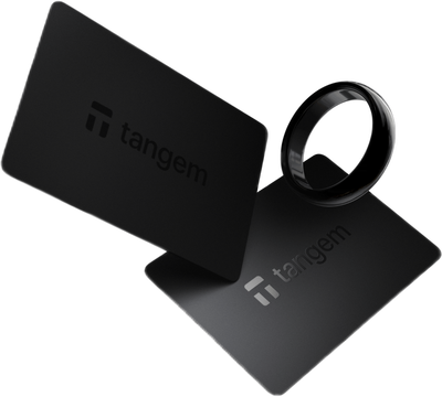Tangem Ring NFC wearable cryptocurrency hardware wallet